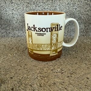 Starbucks Jacksonville Coffee Mug - Brown and Cream